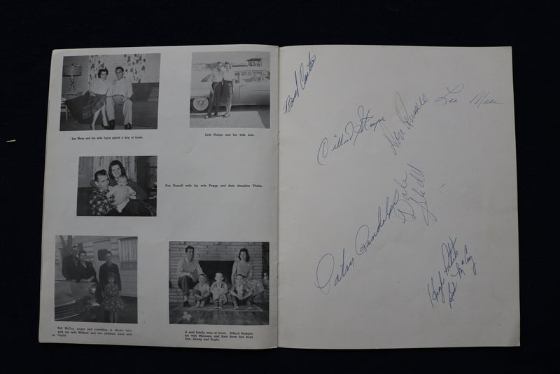 1962 LEE MACE OZARK OPRY PROGRAM - SIGNED - 7 AUTOGRAPHS - K 1734