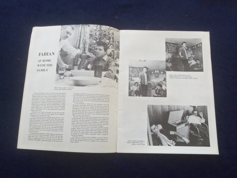1959 JULY 14 THE FABOULOUS FABIAN PROGRAM - J 8386