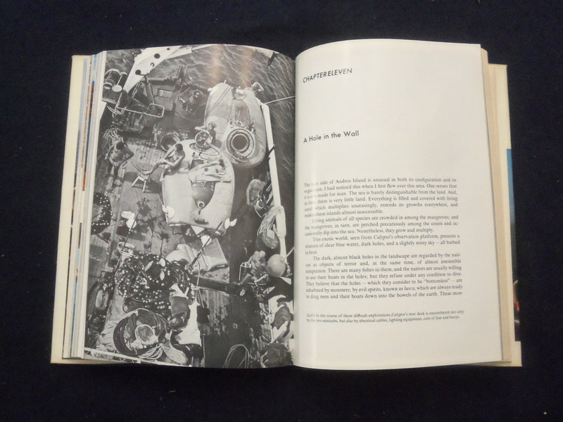 1973 THREE ADVENTURES HARDCOVER BOOK BY JACQUES-YVES COUSTEAU - KD 8283