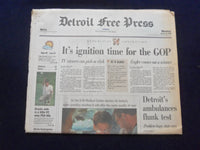 1996 AUGUST 12 DETROIT FREE PRESS NEWSPAPER - REPUBLICAN CONVENTION - NP 7267