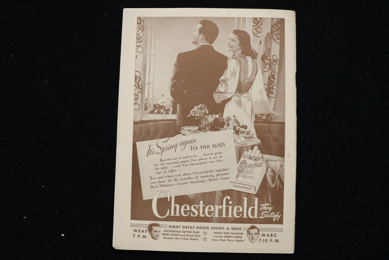 1945 KISS AND TELL PROGRAM - THE PLAYBILL - KIRK DOUGLAS - K 3040