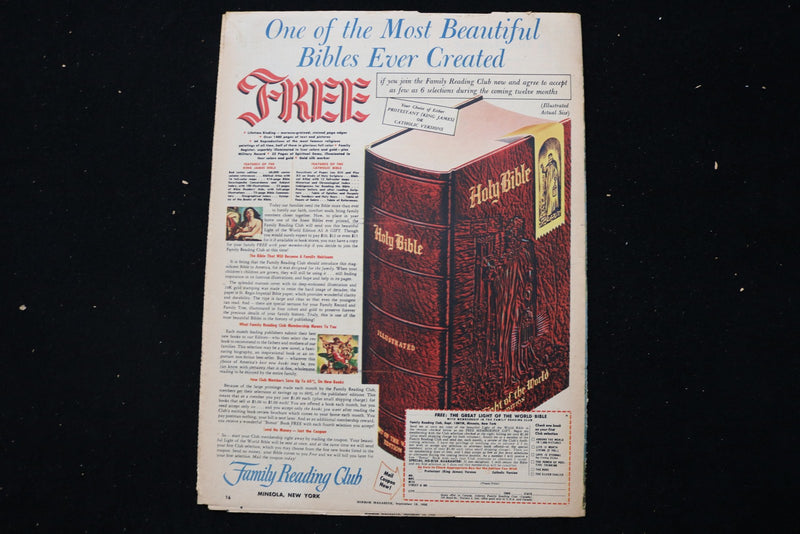 1955 SEPTEMBER 18 SUNDAY MIRROR MAGAZINE - BARBARA RUSH COVER - E 26299