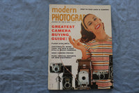 1956 DECEMBER MODERN PHOTOGRAPHY MAGAZINE - CAMERA BUYING GUIDE COVER - SP 1195Q