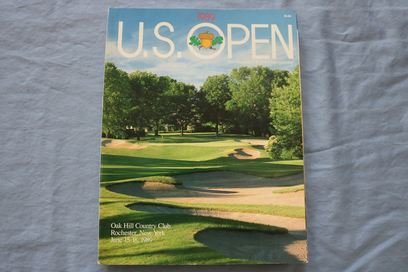 1989 U.S. OPEN PROGRAM - OAK HILL COUNTRY CLUB - ROCHESTER, NEW YORK - SP 4868U