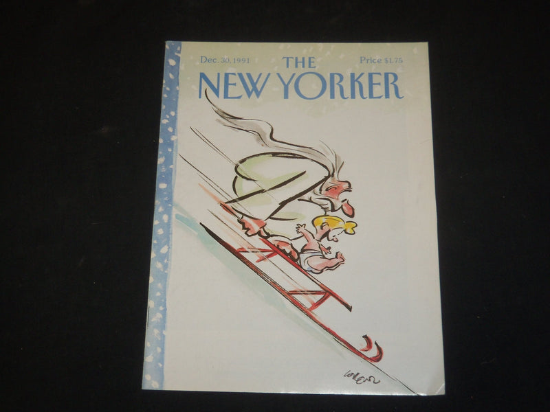 1991 DECEMBER 30 THE NEW YORKER MAGAZINE - ILLUSTRATED COVER - NY 1515
