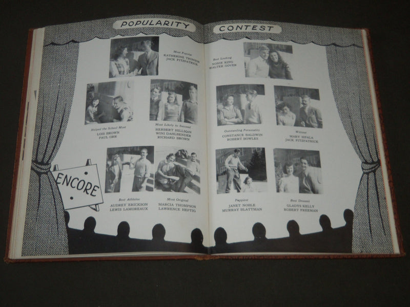 1944 THE CADET VALLEY STREAM CENTRAL HIGH SCHOOL YEARBOOK - NEW YORK - YB 1058