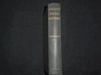 1946 ENGLISH SOCIAL HISTORY HARDCOVER BOOK BY G.M. TREVELYAN - KD 9205
