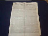 1849 MARCH 17 MASSACHUSETTS PLOUGHMAN NEWSPAPER - ELECTRO MAGNETISM - NP 5163