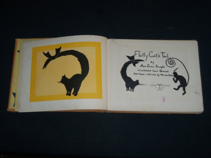 1931 FLUFFY CAT'S TAIL BOOK BY ANN ELIZA SAMPLE - NICE ILLUSTRATIONS - KD 5468