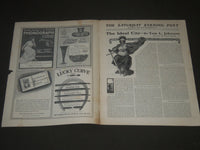1901 NOVEMBER 9 THE SATURDAY EVENING POST MAGAZINE - ILLUSTRATED COVER - SP 557