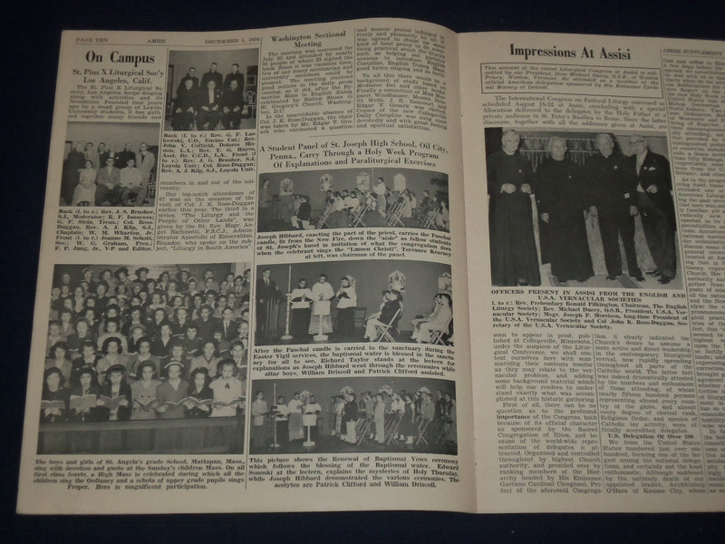 1952-1961 AMEN+ NEWSLETTER MAGAZINE LOT OF 22 ISSUES - O 2305A