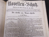 LATE 1800'S NOVELLEN SCHATZ GERMAN BOUND VOLUME 21/22 - KD 3396A