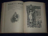 1877 SCHILLERS WERTE SET OF 2 VOLUMES - GERMAN - GREAT ILLUSTRATIONS - KD 2360