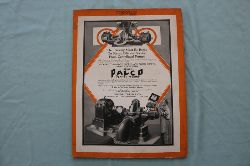 1927 MARCH 1 POWER MAGAZINE - WORKING PRESSURE COVER - E 26578