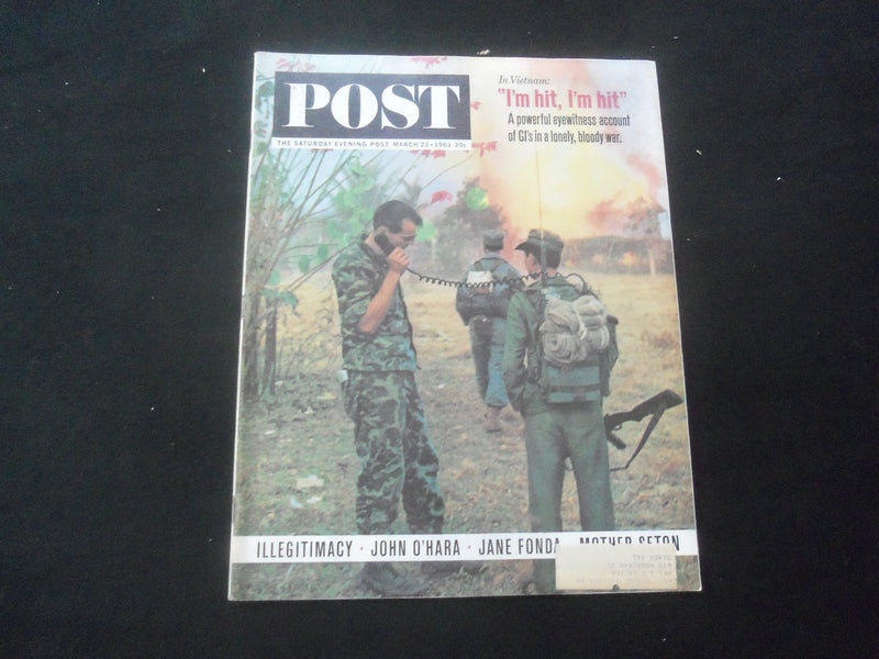 1963 MARCH 23 THE SATURDAY EVENING POST MAGAZINE - VIETNAM COVER - SP 885C