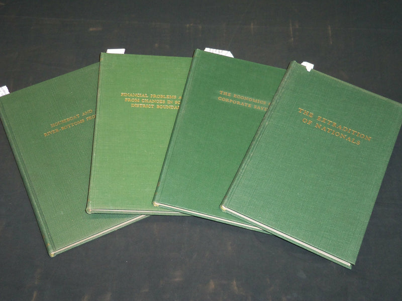 1937-1946 ILLINOIS STUDIES IN THE SOCIAL SCIENCES VOLUME LOT OF 4 - KD 1945G