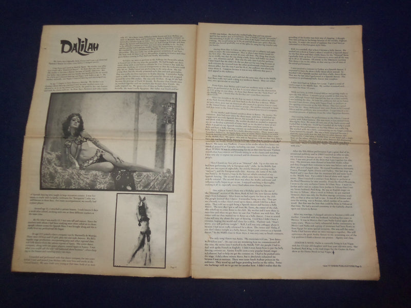 1976 HABIBI NEWSPAPER - VOLUME 3, NUMBER 8 - MIDDLE EASTERN DANCE/MUSIC- NP 6857