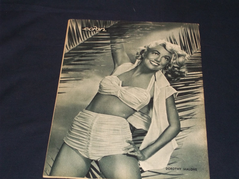 1957 MARCH 19 ECRAN SPANISH MAGAZINE - INFANTE & PINAL COVER - E 26027