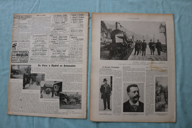 1903-1904 LA VIE ILLUSTREE MAGAZINE - FRENCH - LOT OF 2 - K 2541