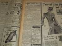 1939 SEPTEMBER 14 MINNEAPOLIS MORNING TRIBUNE - BRITISH ARMY IN FRANCE - NT 9530