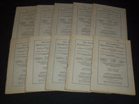 1928 THE AMERICAN MATHEMATICAL MONTHLY MAGAZINE LOT OF 10 - COMPLETE YR- WR 277I