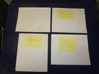 FIJI NURSE AND CHILDREN PUBLICITY PHOTOS - LOT OF 4 - J 4632