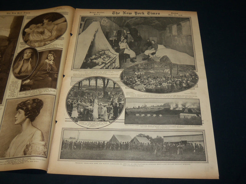 1916 JUNE 11 NEW YORK TIMES PICTURE SECTION - REPUBLICAN CONVENTION - NT 8964