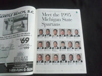 1995 NOVEMBER 25 FOOTBALL PROGRAM - MICHIGAN STATE VS PENN STATE UNIV - B 5533S