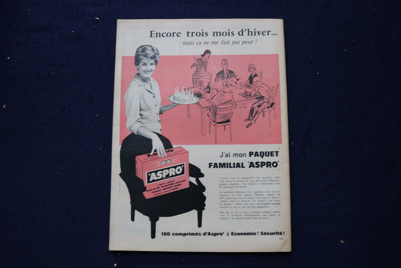 1962 JANUARY 4 LE SOIR MAGAZINE - ELIZABETH TAYLOR - FRENCH COVER - E 23657