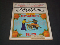 1973 APRIL 9 NEW YORK MAGAZINE - THE GREAT CITY MARKETS - SP 3827