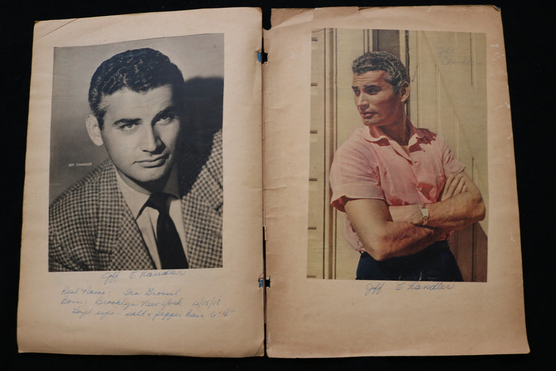 HOLLYWOOD ACTRESSES SCRAPBOOK - ELIZABETH TAYLOR - MARILYN MONROE - E 24917