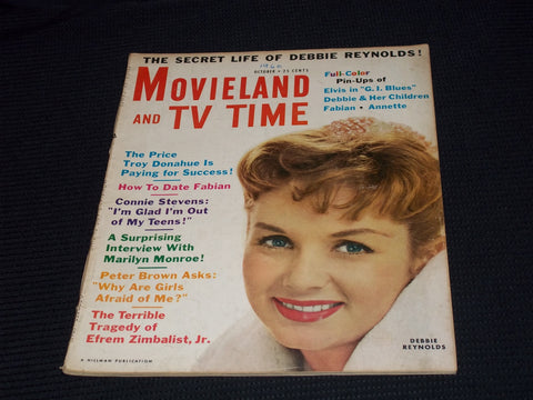 1960 OCTOBER MOVIELAND & TV TIME MAGAZINE - DEBBIE REYNOLDS COVER - E 15702