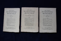 1941-1945 THE SCIENTIFIC MONTHLY MAGAZINE - LOT OF 10 - O 3582