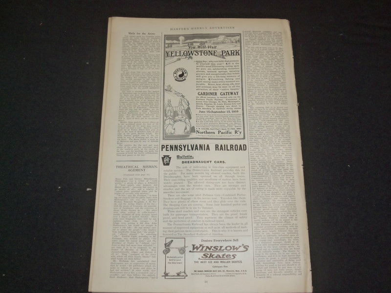 1910 APRIL 2 HARPER'S WEEKLY MAGAZINE - DANTE IN HELL - ST 6368