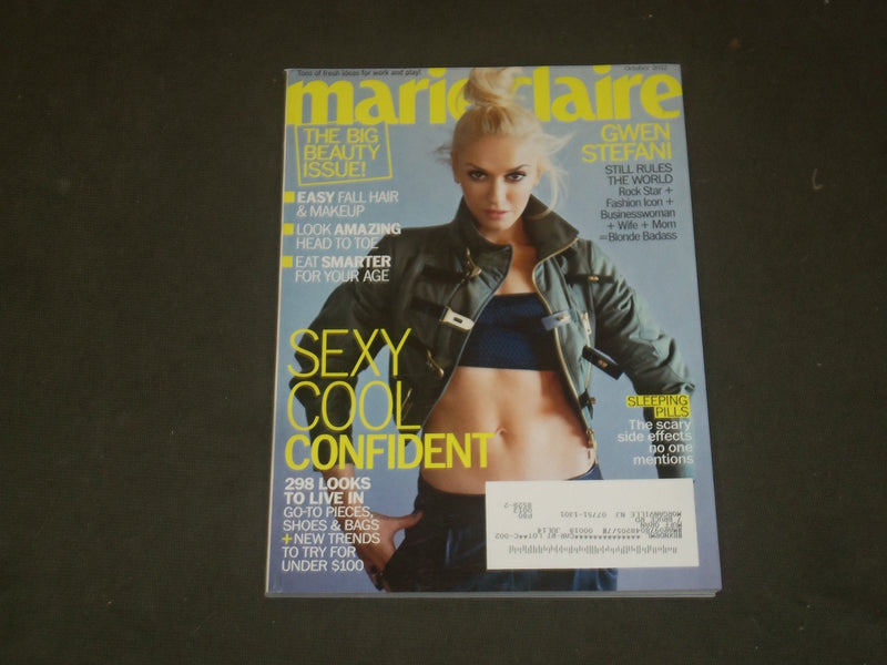 2012 OCTOBER MARIE CLAIRE MAGAZINE - GWEN STEFANI COVER - B 3346