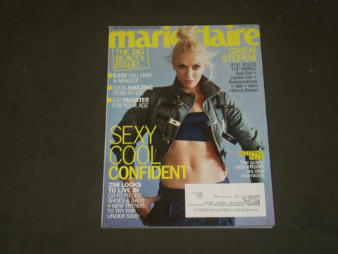 2012 OCTOBER MARIE CLAIRE MAGAZINE - GWEN STEFANI COVER - B 3346