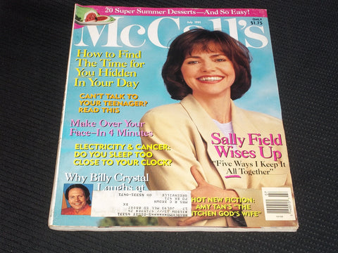1991 JULY MCCALL'S MAGAZINE - SALLY FIELD FRONT COVER - E 657
