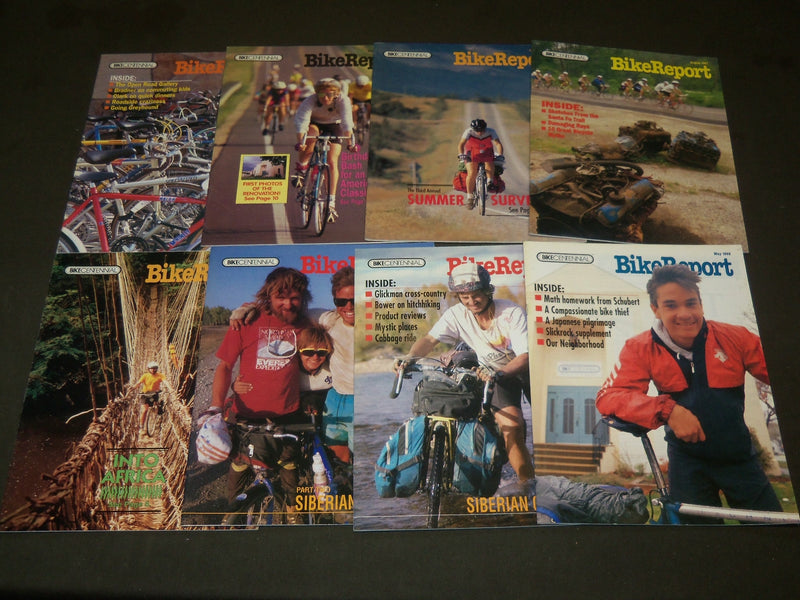 1985-1994 BIKE REPORT MAGAZINE LOT OF 69 ISSUES - NICE COVERS - O 3213