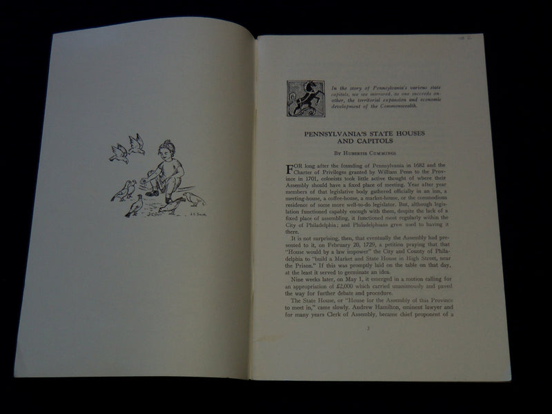 1970'S THE CAPITOLS OF PENNSYLVANIA BY HUBERTIS CUMMINGS & VIOLET OAKLEY- J 8058