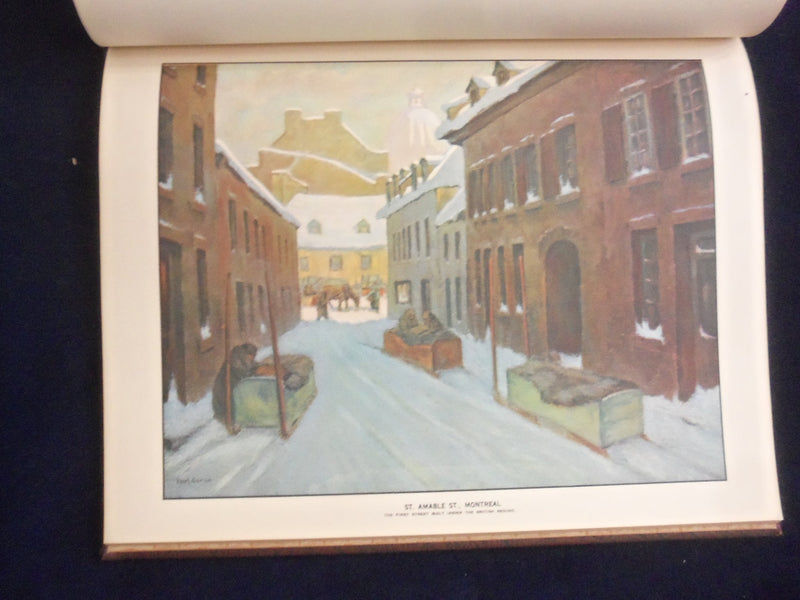 1920'S HISTORIC MONTREAL - PAST AND PRESENT HARDCOVER BOOK - KD 8306