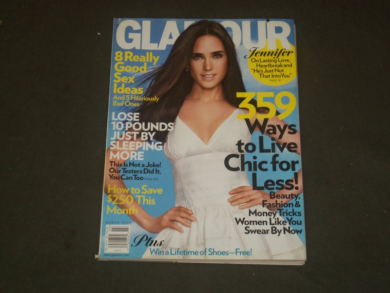 2009 MARCH GLAMOUR MAGAZINE - JENNIFER CONNELLY COVER - B 3012