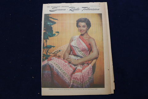1955 JULY 24 SCREEN RADIO TELEVISION MAGAZINE - DANA WYNTER COVER - E 23120