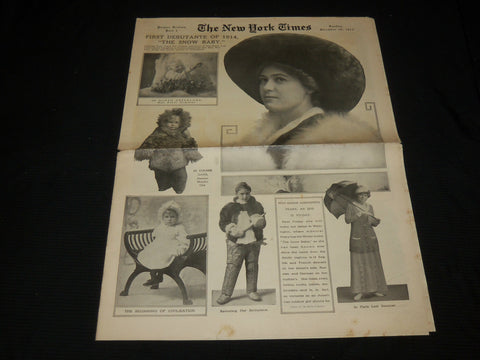 1913 DECEMBER 28 NEW YORK TIMES PICTURE SECTION - MAIN POST OFFICE - NP 5617