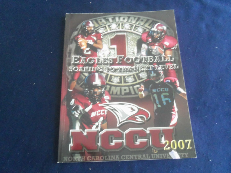 2007 NORTH CAROLINA CENTRAL UNIVERSITY EAGLES YEARBOOK - SP 1216D