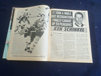 1972 APRIL HOCKEY PICTORIAL MAGAZINE - PETER MAHOVLICH COVER - ST 200X