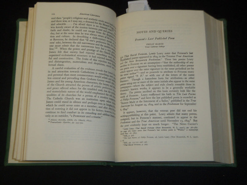 1958-1959 AMERICAN LITERATURE MAGAZINE BOUND VOLUME NO. 30 - JC 31