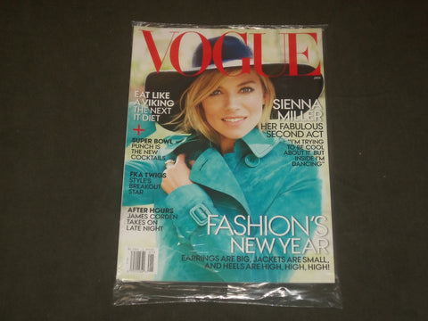 2015 JANUARY VOGUE MAGAZINE - SIENNA MILLER - B 2599
