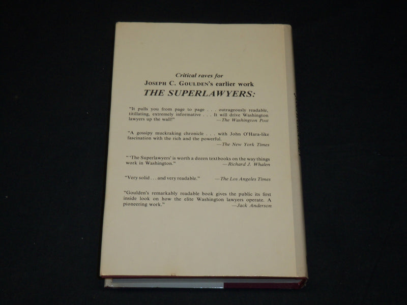 1978 THE MILLION DOLLAR LAWYERS BOOK INSCRIBED BY JOSEPH C. GOULDEN - D 438