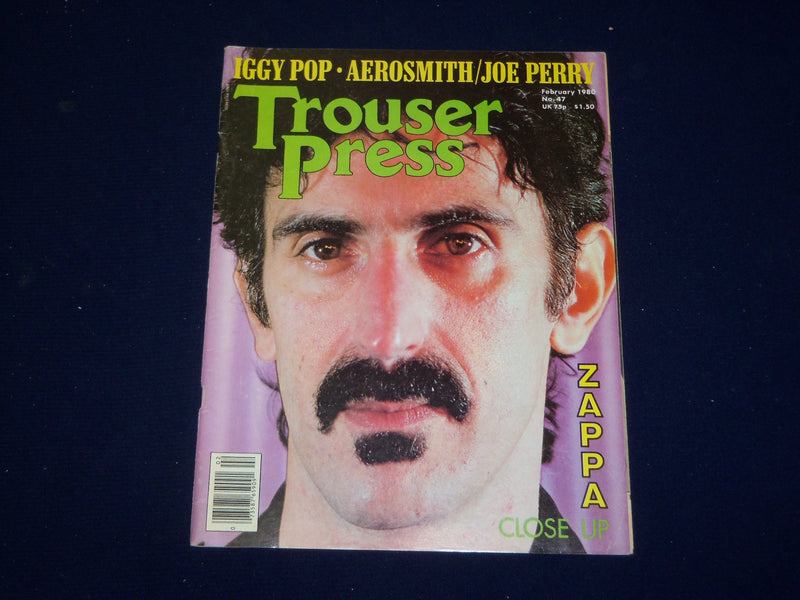 1980 FEBRUARY TROUSER PRESS MAGAZINE - FRANK ZAPPA COVER - SP 9604