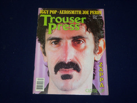 1980 FEBRUARY TROUSER PRESS MAGAZINE - FRANK ZAPPA COVER - SP 9604